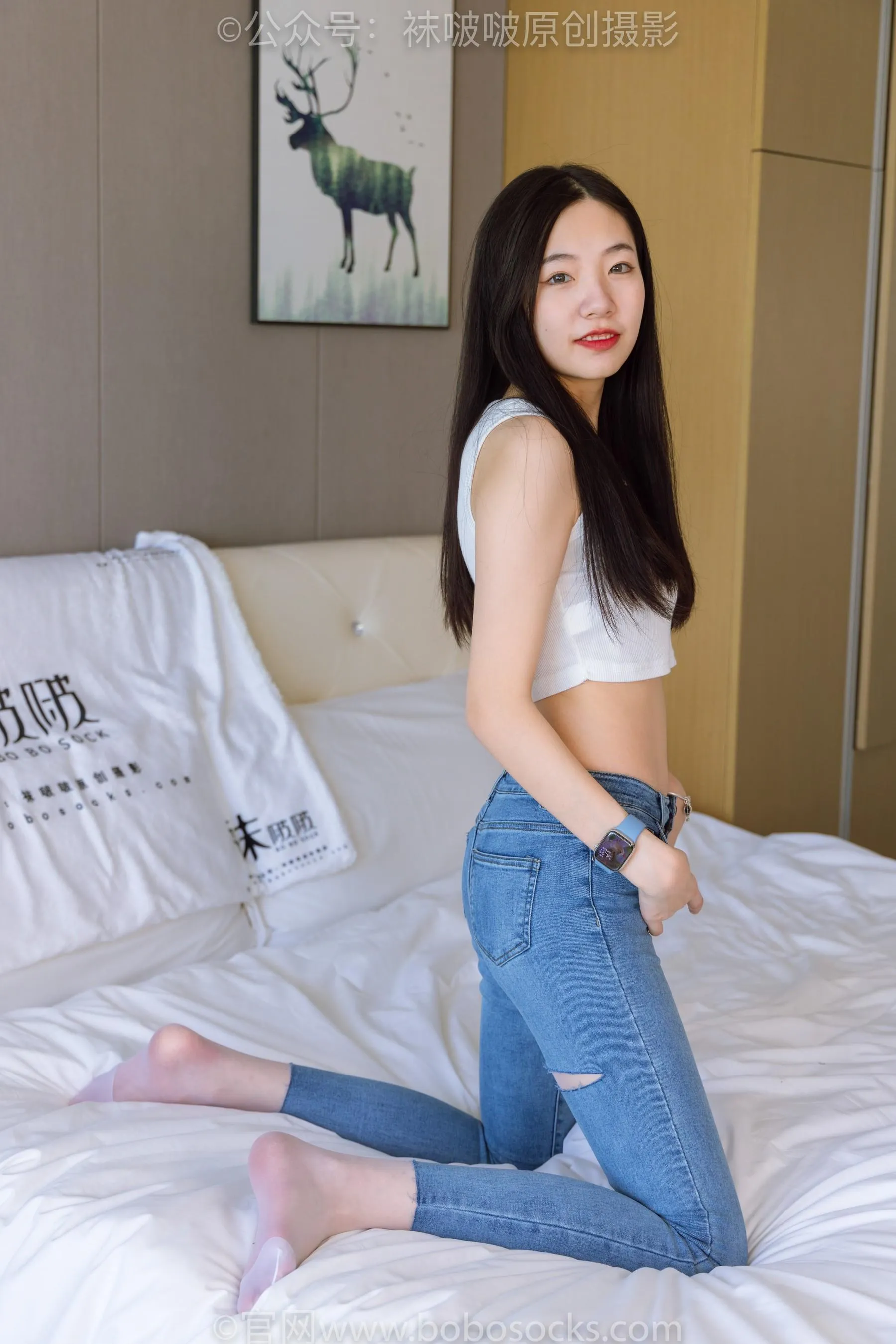[BoBoSocks袜啵啵]NO.201 小甜豆-高跟鞋、白丝 [87P]插图1